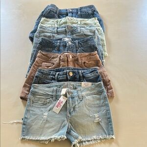 Girls Denim Shorts Bundle